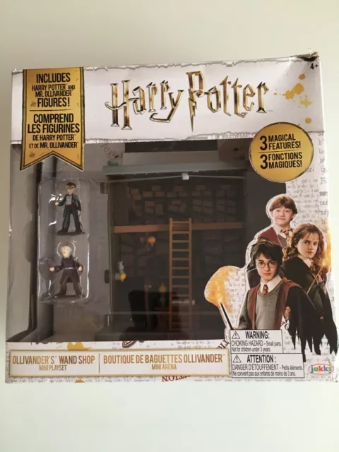 HARRY POTTER QUIDDITCH Pitch, baguette Ollivander's Shop mini jeu (tout