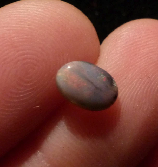 Opale Noire Naturelle De Lightning Ridge - 0,65 Carats, Australie, Neuve Avec étiquette