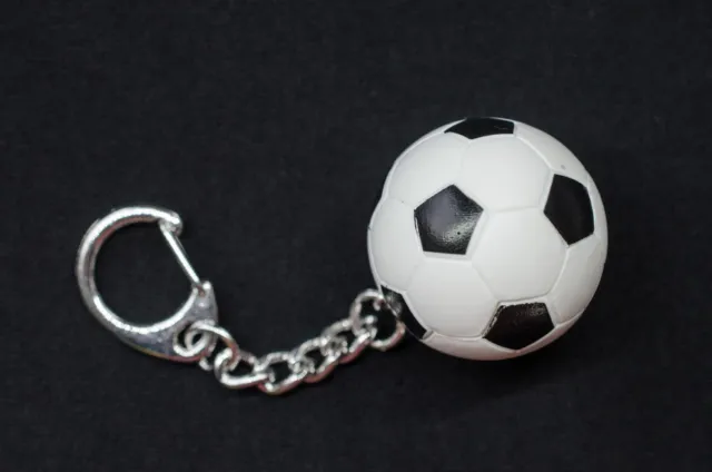 Fußball Schlüsselanhänger Miniblings Anhänger Fußball Ball EM WM Sport Gummi 3