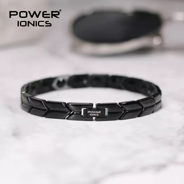 POWER IONICS Arrow Style 100% Titanium Germanium Fashion Bracelet Balance Body