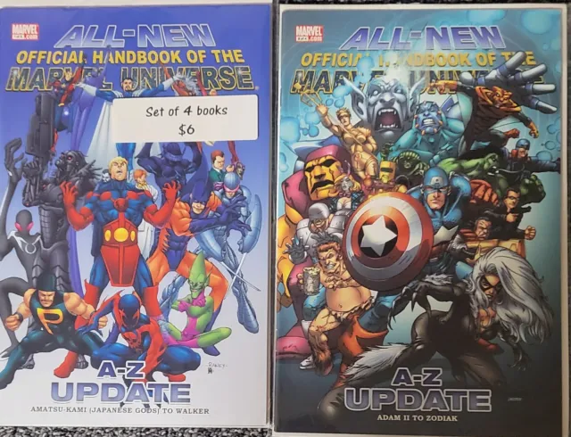 All-New Official Handbook of the Marvel Universe: A-Z Update #1-4(2007) FULL SET