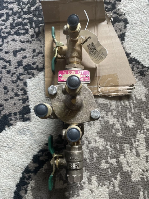 Watts (0062094) 009-QT 1/2" Reduced Pressure Zone Assembly Backflow Preventer