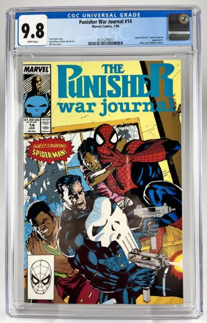 "THE PUNISHER war journal" #14, CGC 9.8, 1990, 0121279017