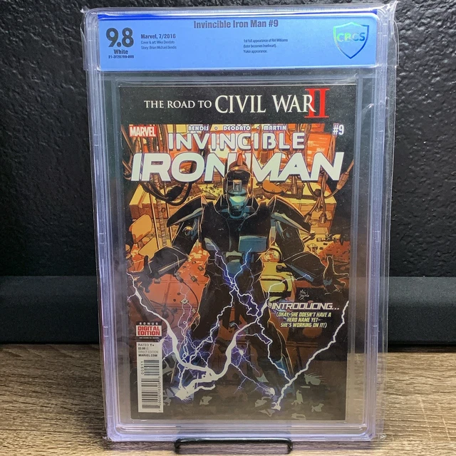 Invincible Iron Man 9 - CBCS 9.8 - First App of Riri Williams