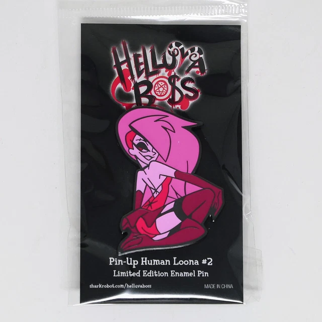 HELLUVA BOSS PIN-UP Human Loona #2 Limited Edition Enamel