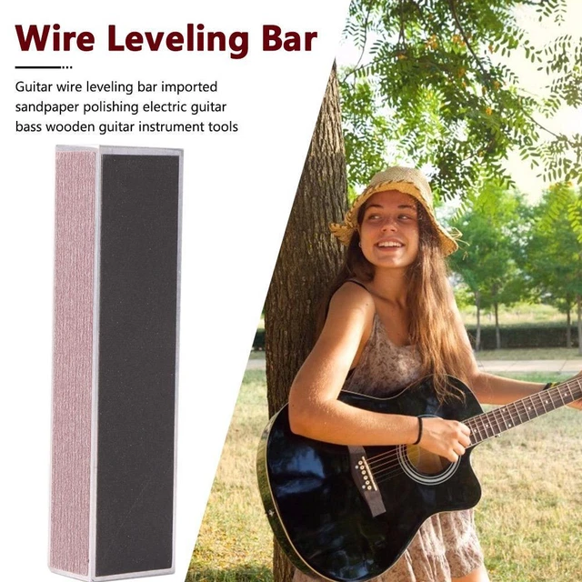 GUITAR SANDING LEVELING Bar Sandpaper Fret Leveling File Bass Luthier
