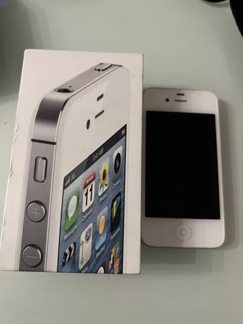 Apple iPhone 4s 8 Go Blanc  A1387 Smartphone Avec Boîte