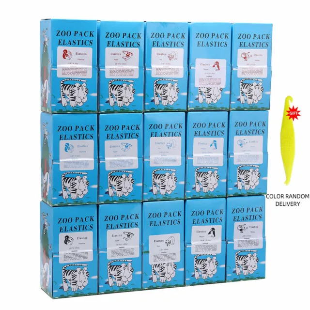 5000 Pcs Dental Elastics Latex Braces Orthodontic Rubber Bands Ortho 15 Sizes