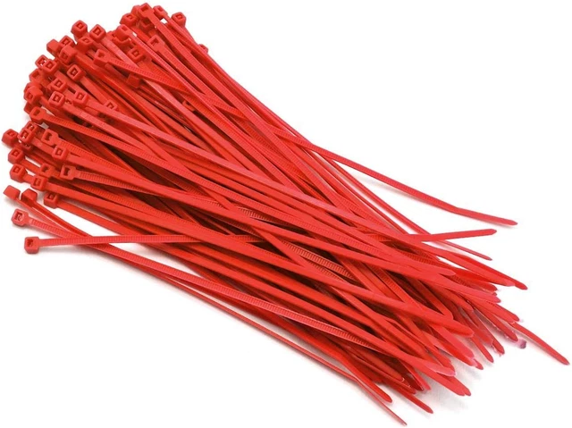 Red Plenum HELLERMANNTYTON T50R2M4UL 8& Red Plenum UL Rated Cable Ties - 1000PK £ ...