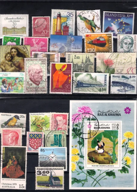 Briefmarken Aus aller Welt gestempelt , Lot 79