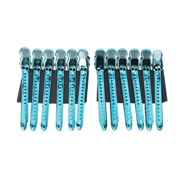 (Blau) 02 015 Entenschnabel Haarspange Multifunktionale 12 Stück
