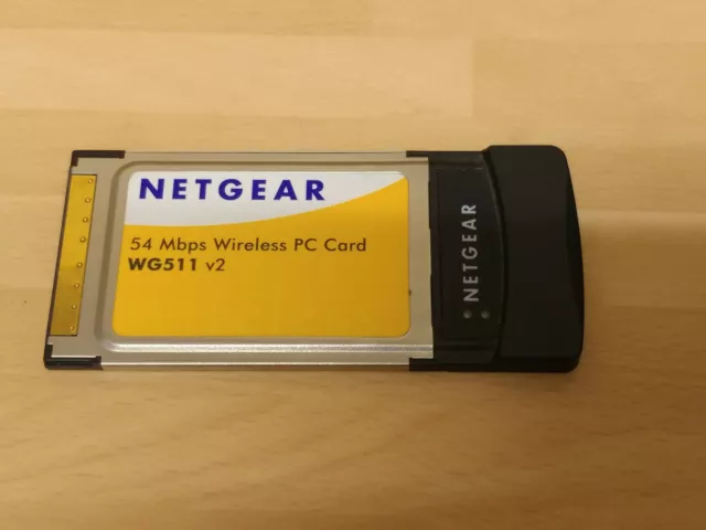 Netgear 54Mbps Wireless wiFi PC Card WG511 v2