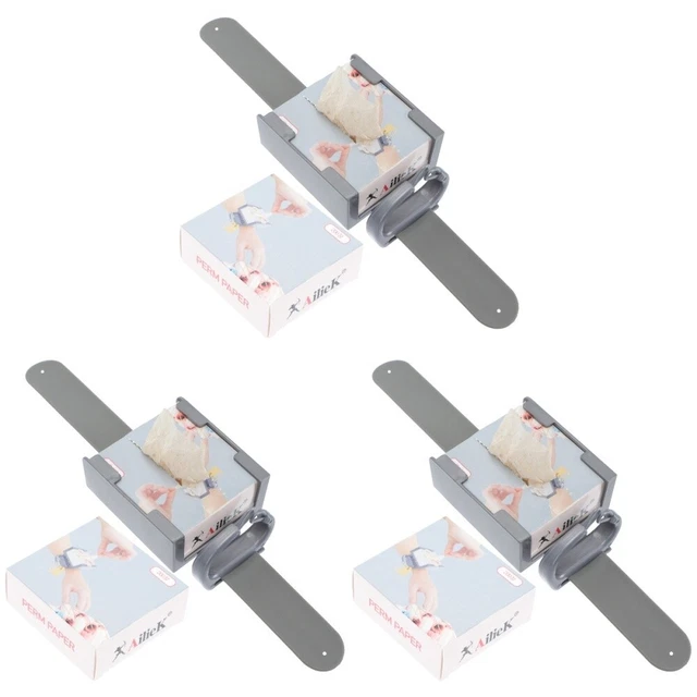 3 Sets Ende Wraps Tragbares Handgelenk Dauerwelle Silikonarmband Perm Papier