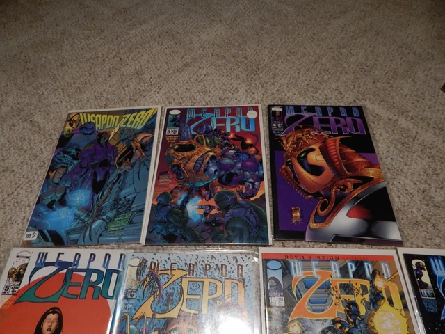 Image Comics Weapon Zero 0,3-6,10,11,14 & Top Cow 08 2