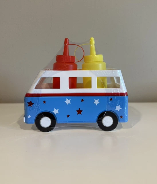 TARGET BULLSEYE PLAYGROUND Summer 2024 Condiment Dispenser Set w/ Caddy