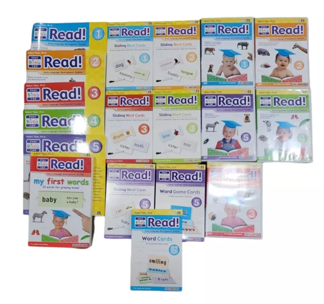 18 piece "Your Baby Can Read" Deluxe Early Language Development System