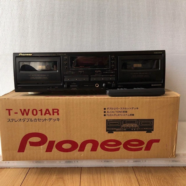 動作OK！！】ダブルカセットデッキ パイオニア T-W01AR ②