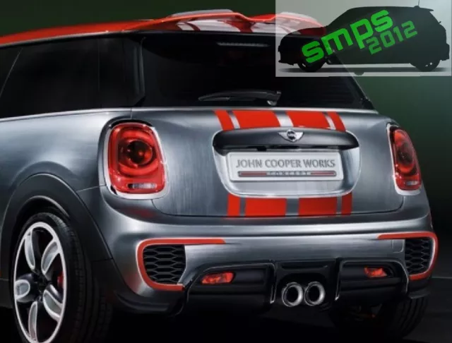 Mini F56 Arrière Concept Jcw Autocollant Kit COOPER S F57, F55 SMPS2012 Rouge