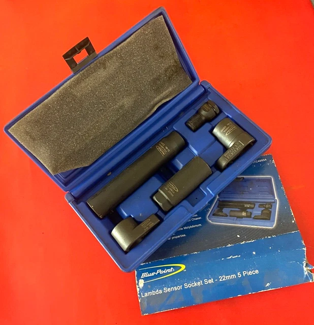 BLUEPOINT BY SNAP On Tools 22mm Lambda Sensor 5pc Socket Set ITC4993A
