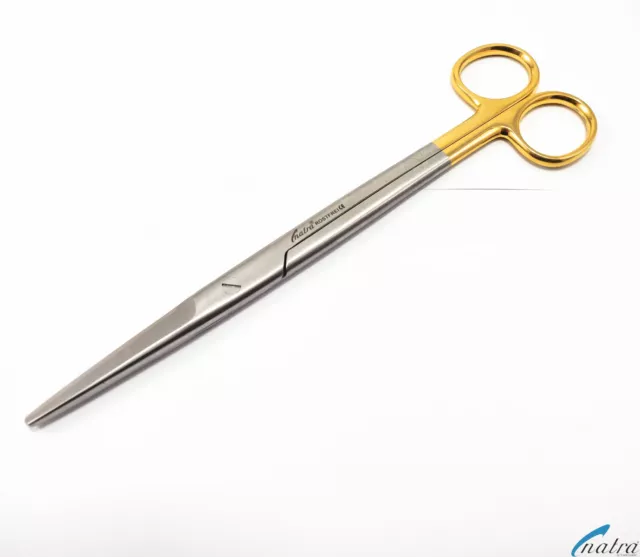 Mayo Ciseaux Tronqué Tout Droit 17 CM Carbure TC Dissection Chirurgie Op NATRA