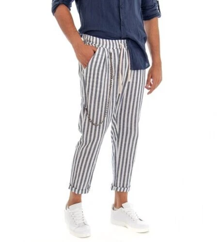Pantalon lin homme été cheap