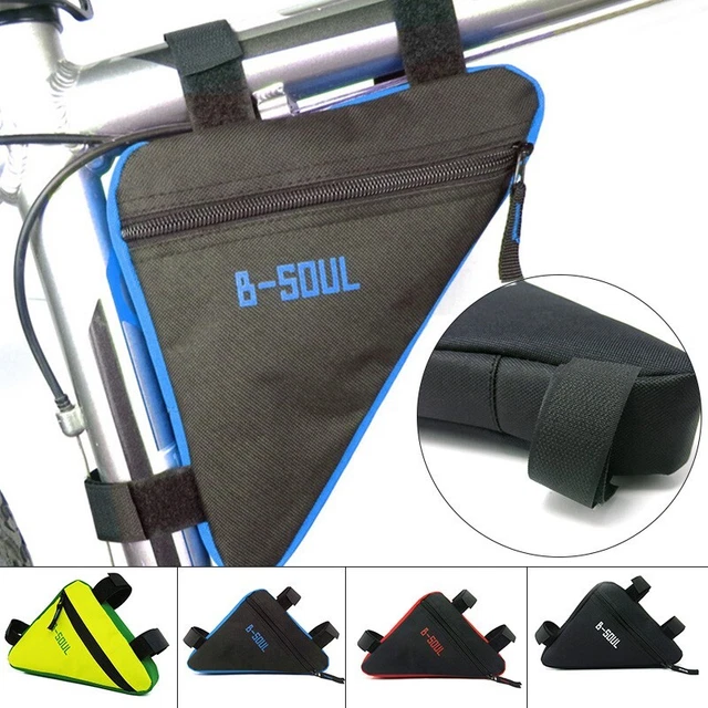 Sacoche Triangle Étanche Pour Vélo - Sac De Cadre Avant, Rangement Pratique - Pour VTT, Route, Ville