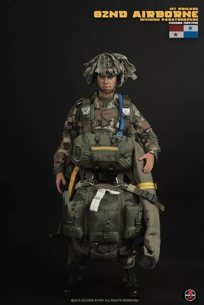 1st Brigade 82nd Airborne Div. Paratrooper PANAMA1989-90 1:6 Soldier Story SS089