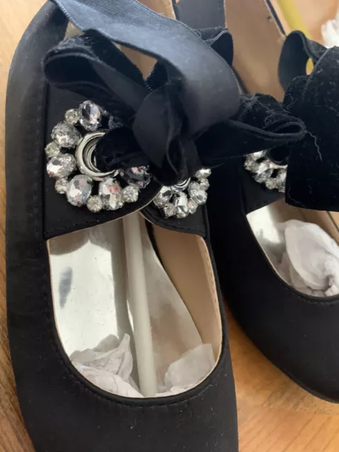 Badgley Mischka Girls Black Heels 11 Medium Little Kid Dress Shoes Holiday Party