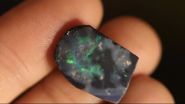 🔥lightning Ridge Black Opal Rub 8.4cts 🔥