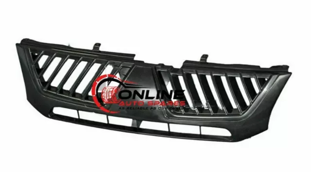 Front Grille fit Mitsubishi Triton MK 9/04-6/06 All Black plastic