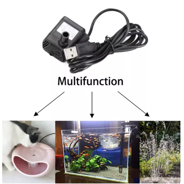 Pompe à eau submersible pour circulation d'aquarium efficace et pratique