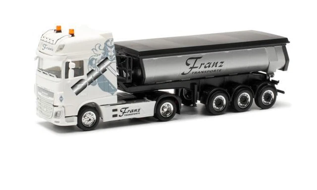 Herpa Modellino Camion DAF XF 105 Aerop. SC Kippsilo-SZ Wormser | Scala 1:87