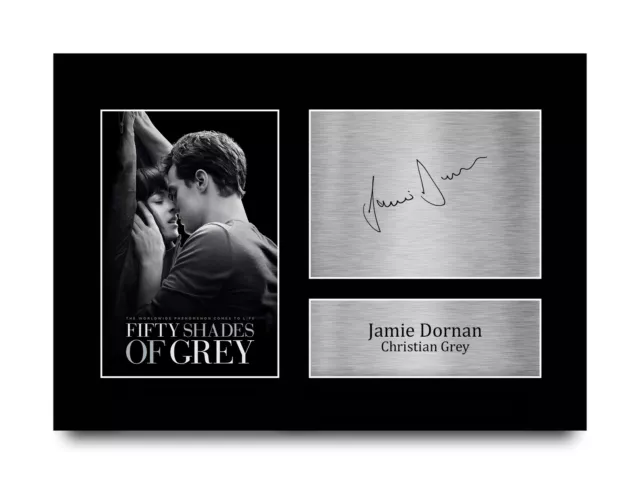 Jamie Dornan 50 Shades Christian Grey Gifts Signed A4 Photo Print for Movie Fans