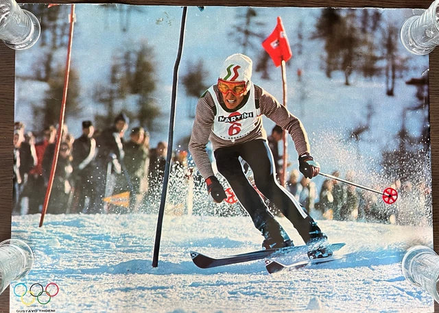 VINTAGE SKI POSTER- Extremely Rare-Sapporo Japan Olympics- 1972