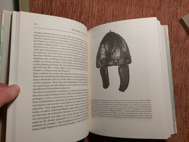 DEUTSCHE HELDEN-SAGEN Luxusausgabe Schöner PERGAMENT HANDEINBAND Nibelungen 9