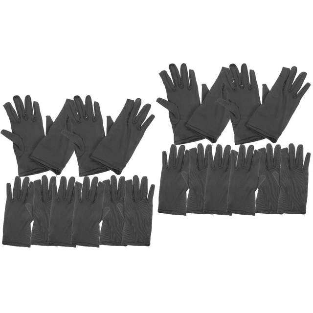 10 Pairs Gant De Nettoyage Gants Jardinage Blancs Automobiles Travail Extérieur