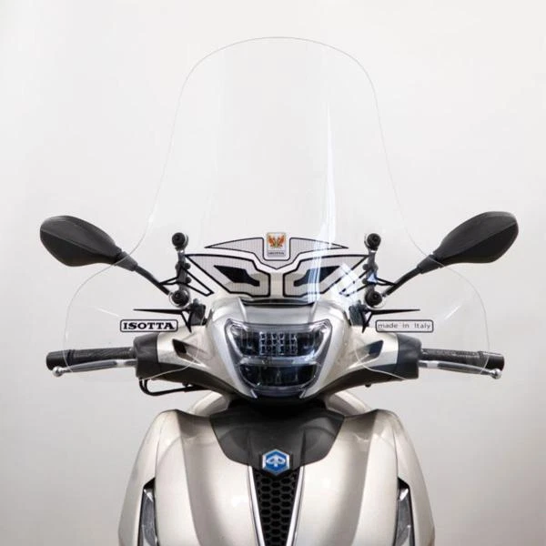 Windschutzscheiben Für Piaggio Roller Windschutzscheibe FABBRI Exclusive Beverly 300-400 HPE 2021 Piaggio Liberty 50