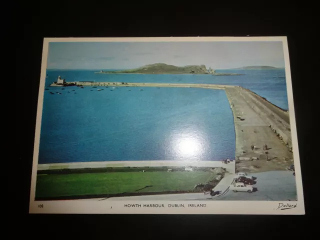 Howth.Harbour Dublin Ireland.postcard c1960s Dollard