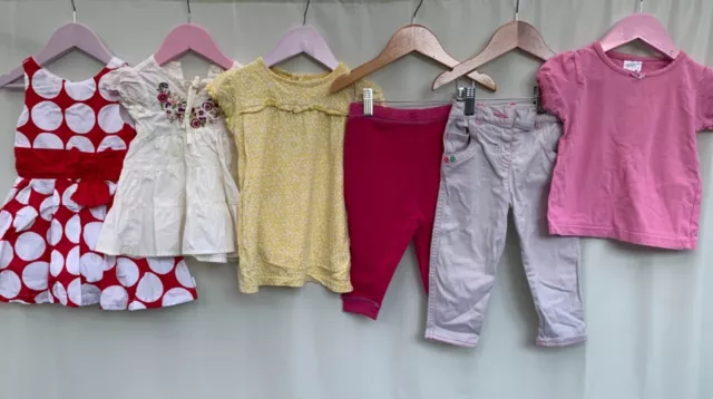 Girls bundle of clothes age 12-18months pumpkin patch M&S