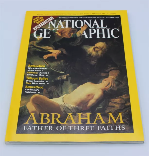 National Geographic Magazine W/Map - Abraham - Vol 200 No 6 - December 2001