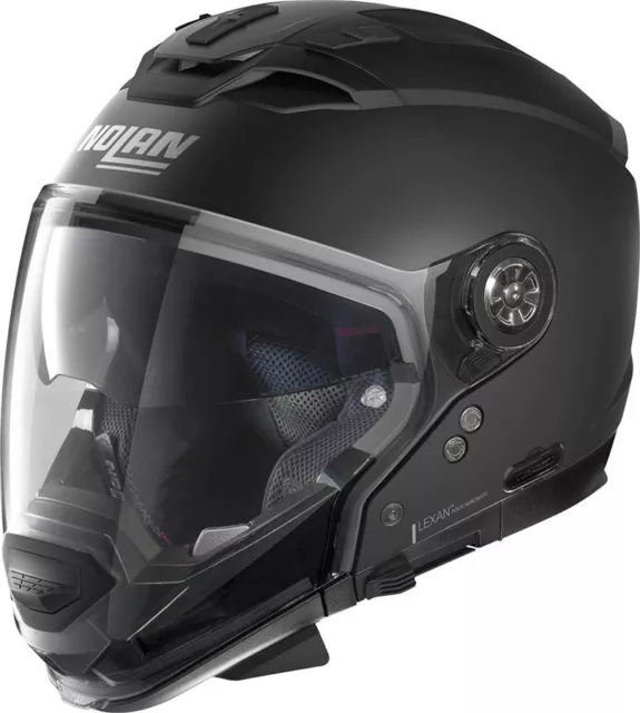 Casque Helmet Moduler N70-2 Gt Classic N-Com Noir Mat NOLAN TAILLE XS