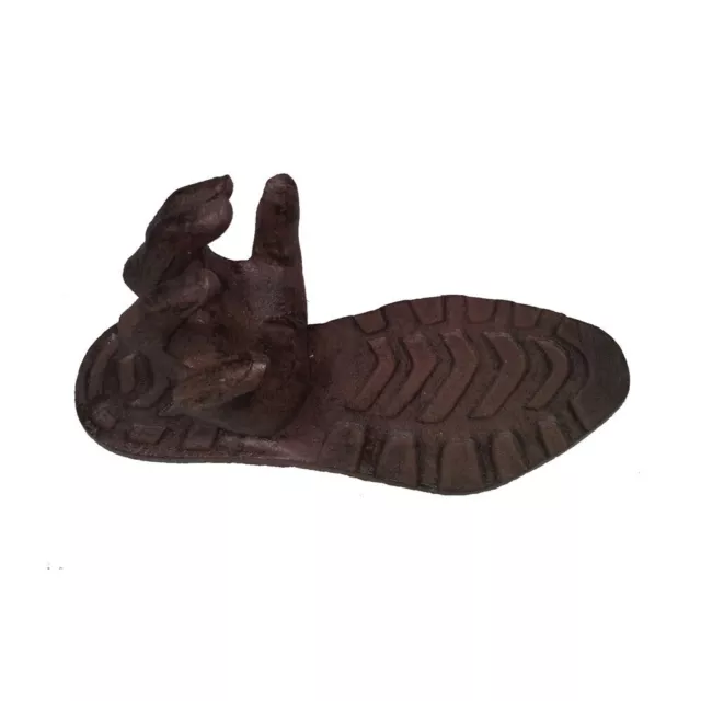 Cast Iron Boot Jack Hand Shape Shoe Remover Western Wellingtons Riding Garden