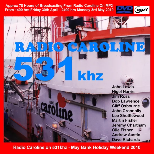 Pirate Radio Caroline RSL 531KHz MULTILISTING. 3
