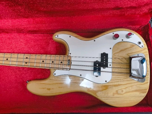 ARIA PRO II PB-400 Primary Bass Guitar 1978 Natural Matsumoku MIJ