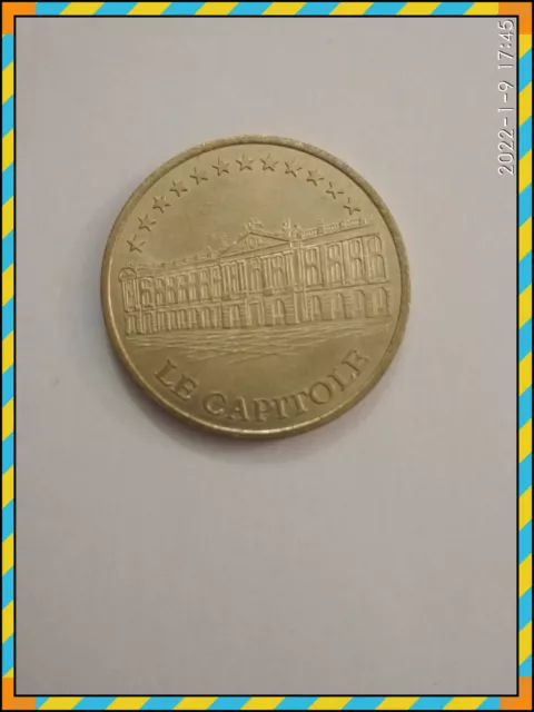 Pièce 1 euro "Le Capitole et croix occitane" (1€, 1998) - Très rare - Comme neuf