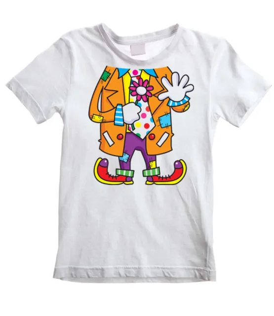 CLOWN FANCY DRESS KIDS T-SHIRT Party Do Night Costume Outfit Childrens