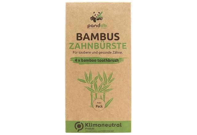 pandoo Zahnbürsten 4er Pack 3