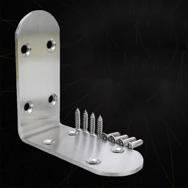 3mm Thick Corner Braces Brackets Right Angle L shape Stainless Brace Bracket New