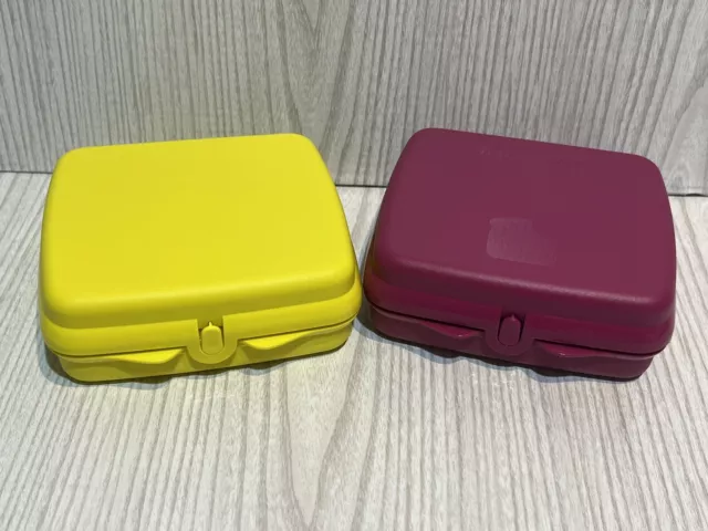 2 X BRAND NEW Tupperware Sandwich Keepers Lunch Box