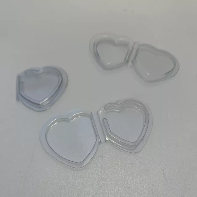 70 Hang Tag Plastic Clear Protectors Ty Beanie Baby Beanie Boos Heart Shape 1999